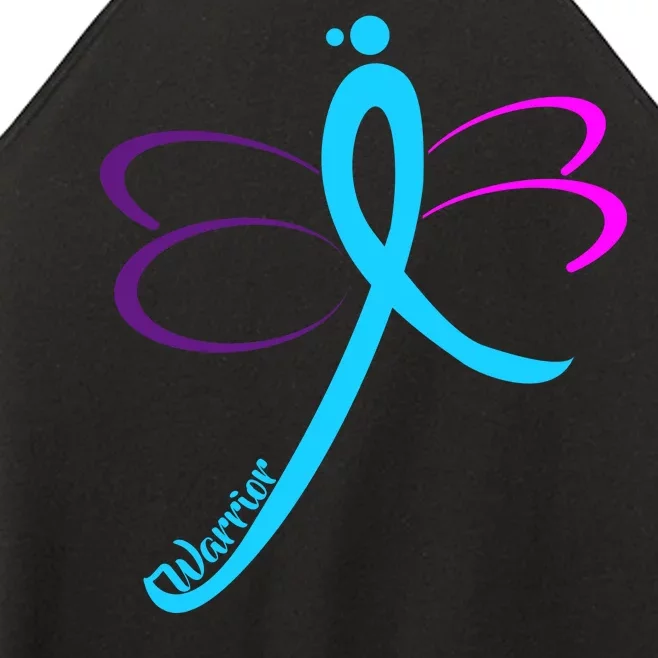 Thyroid Cancer Awareness Women’s Perfect Tri Rocker Tank