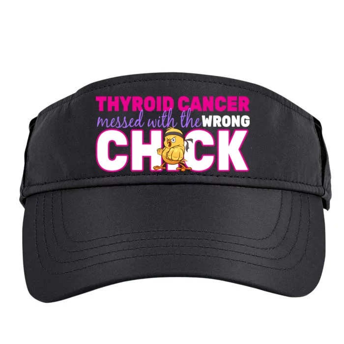 Thyroid Cancer Mess With The Wrong Chick Adult Drive Performance Visor