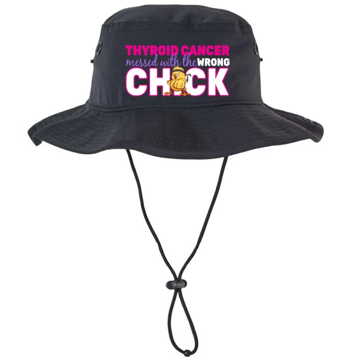 Thyroid Cancer Mess With The Wrong Chick Legacy Cool Fit Booney Bucket Hat