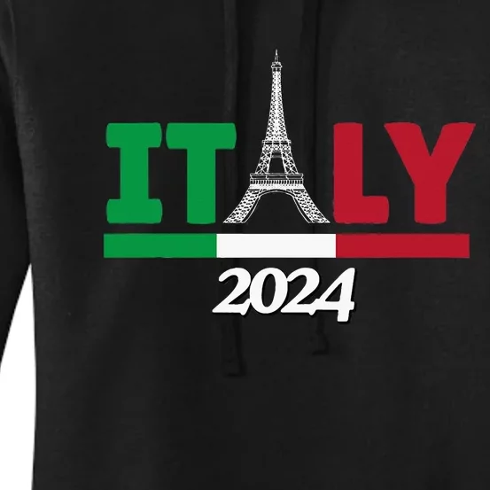 Team Italy 2024 Paris Sport Games Women's Pullover Hoodie