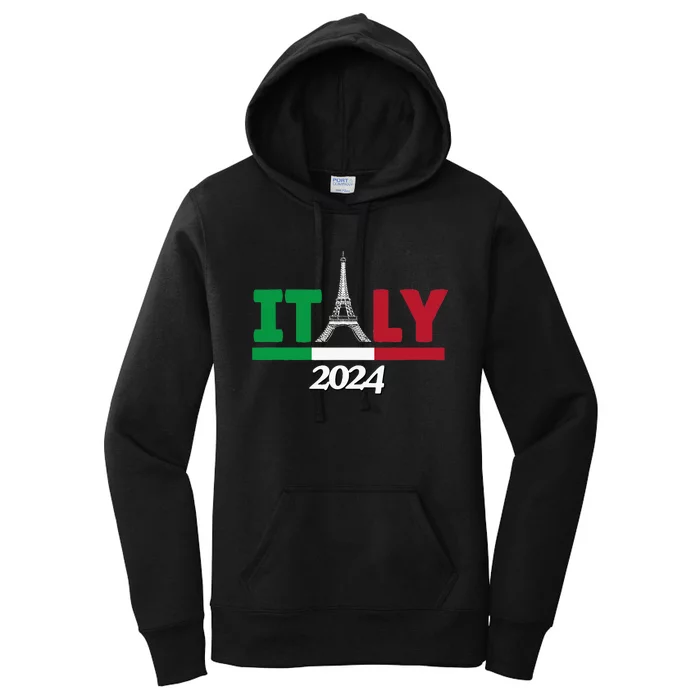 Team Italy 2024 Paris Sport Games Women's Pullover Hoodie