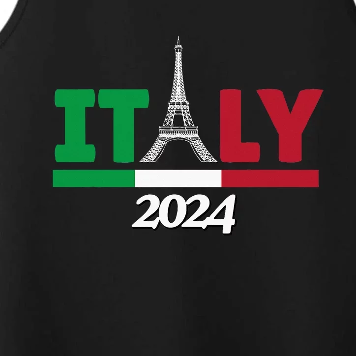 Team Italy 2024 Paris Sport Games Performance Tank