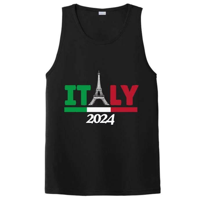 Team Italy 2024 Paris Sport Games Performance Tank