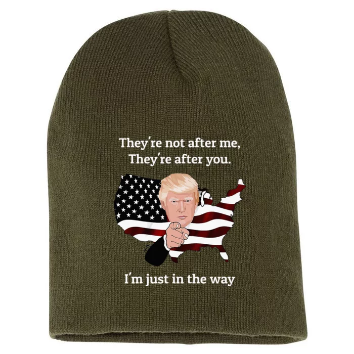 Trump Impeachment 2020 Election Short Acrylic Beanie