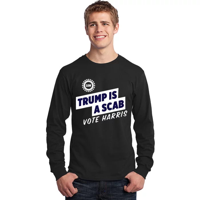 Trump Is A Scab Long Sleeve Shirt