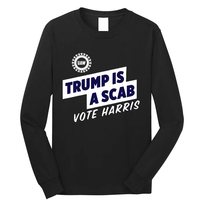 Trump Is A Scab Long Sleeve Shirt