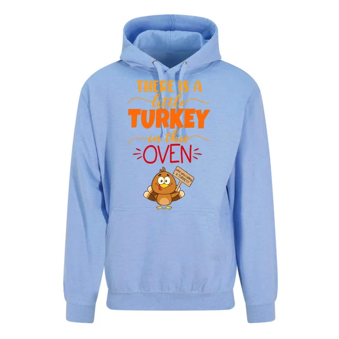 There Is A Little Turkey In This Oven Pregnancy Unisex Surf Hoodie