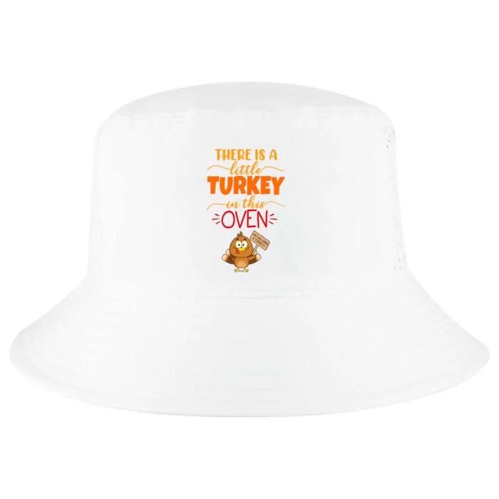 There Is A Little Turkey In This Oven Pregnancy Cool Comfort Performance Bucket Hat