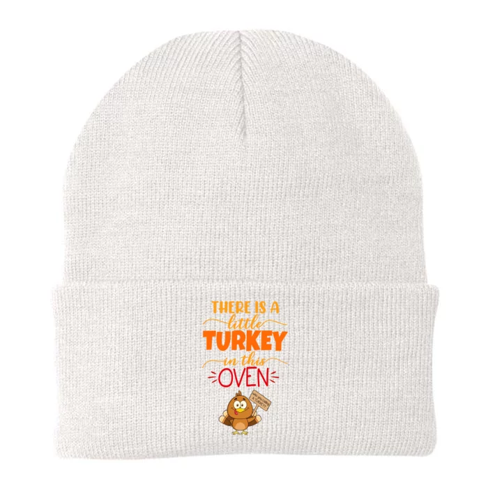 There Is A Little Turkey In This Oven Pregnancy Knit Cap Winter Beanie