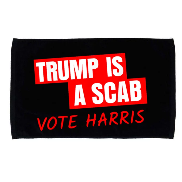 Trump Is A Scab Trump’S A Scab Cat Microfiber Hand Towel