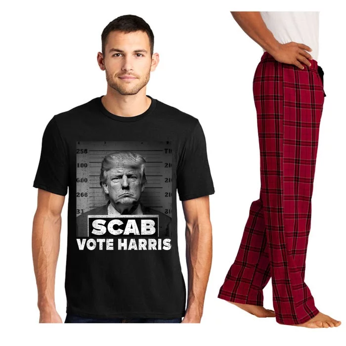 Trump Is A Scab Vote Kamala Harris 2024 Pajama Set