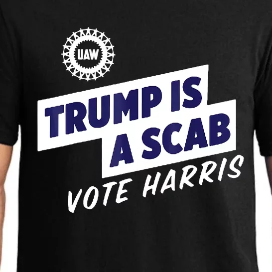 Trump Is A Scab Vote Harris 2024 Pajama Set