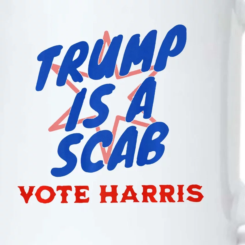 Trump Is A Scab Vote Harris Premium= Black Color Changing Mug