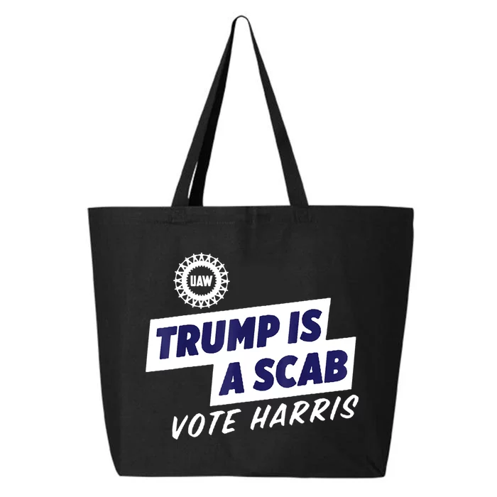 Trump Is A Scab Vote Kamala Harris 2024 25L Jumbo Tote