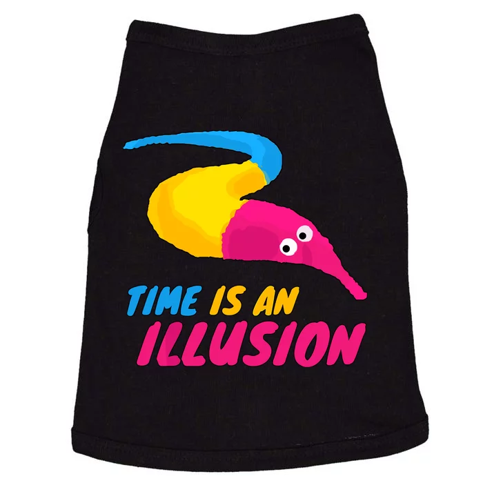 Time Is An Illusion Magic Worm Doggie Tank