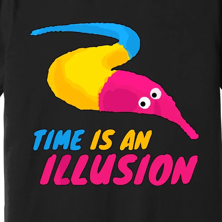 Time Is An Illusion Magic Worm Premium T-Shirt