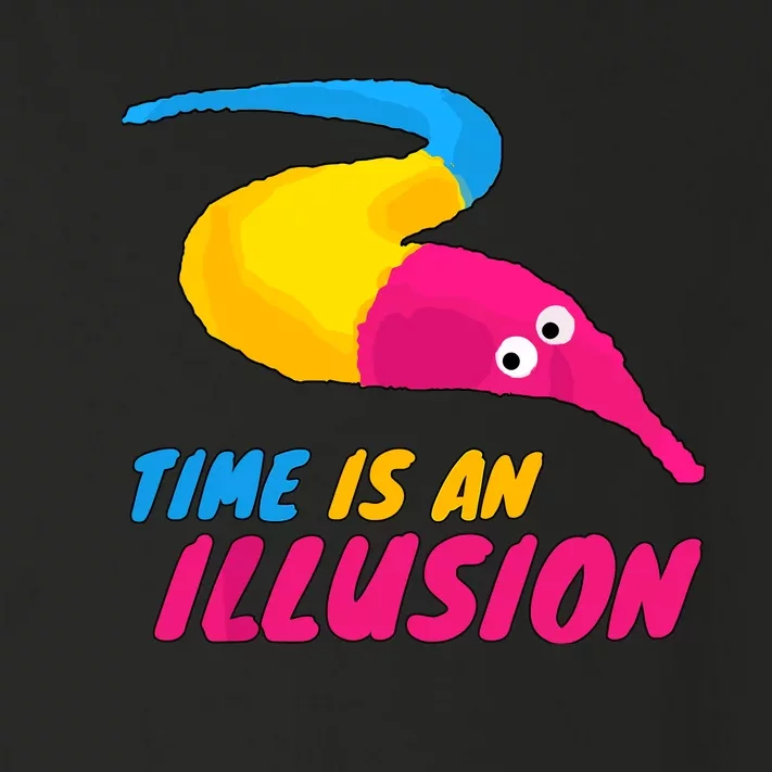 Time Is An Illusion Magic Worm Toddler Long Sleeve Shirt