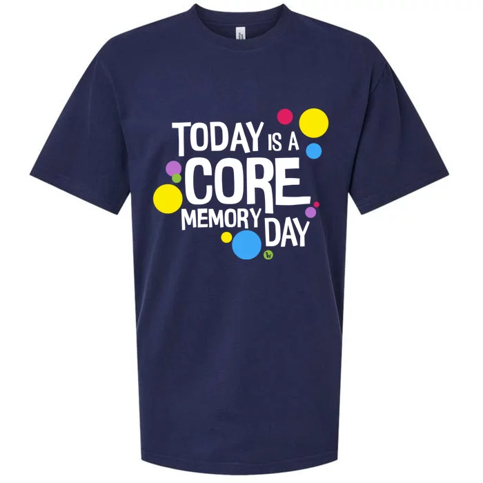 Today Is A Core Memory Day Gift And Funny Gift Sueded Cloud Jersey T-Shirt