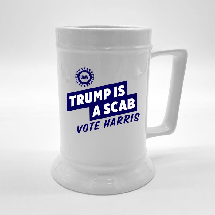 Trump Is A Scab Front & Back Beer Stein