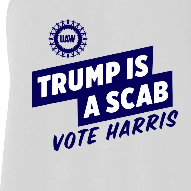 Trump Is A Scab Women's Racerback Tank