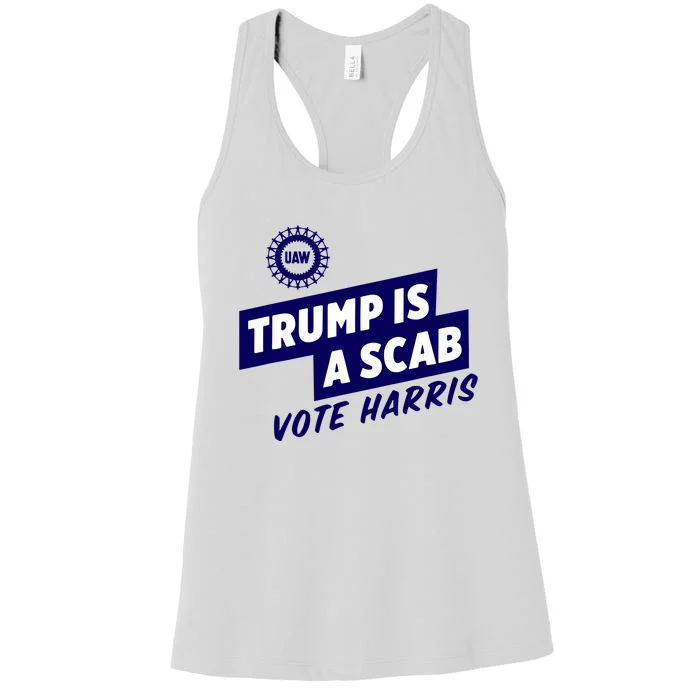 Trump Is A Scab Women's Racerback Tank