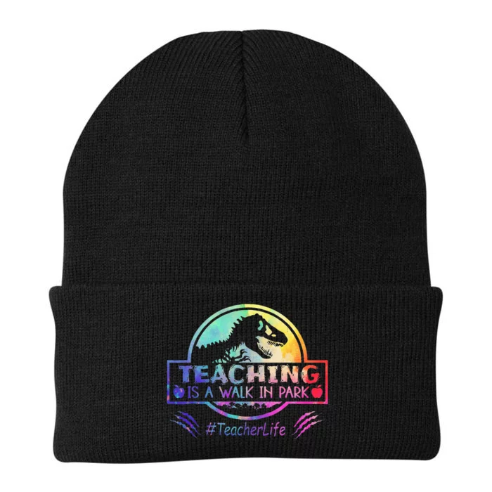 Teaching Is A Walk In Park Teacher Life Knit Cap Winter Beanie