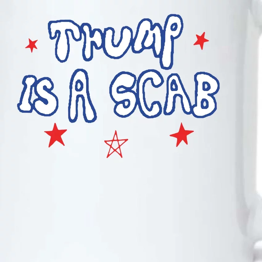 Trump Is A Scab Funny Vote Harris Uaw Ugly Style Black Color Changing Mug