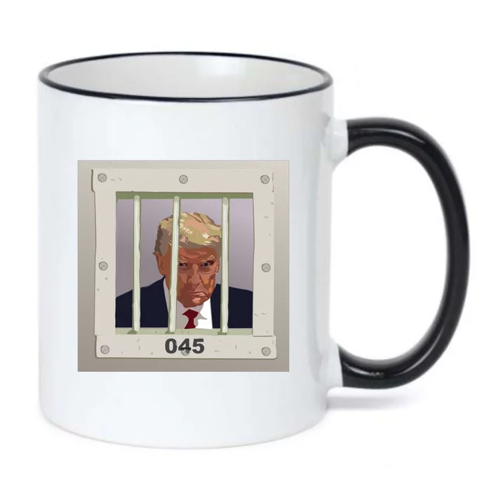 Trump In A Box Black Color Changing Mug