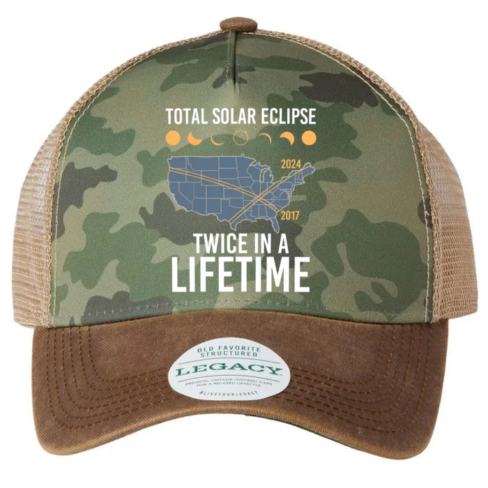 Twice In A Lifetime Solar Eclipse 2024 Total Eclipse Legacy Tie Dye Trucker Hat