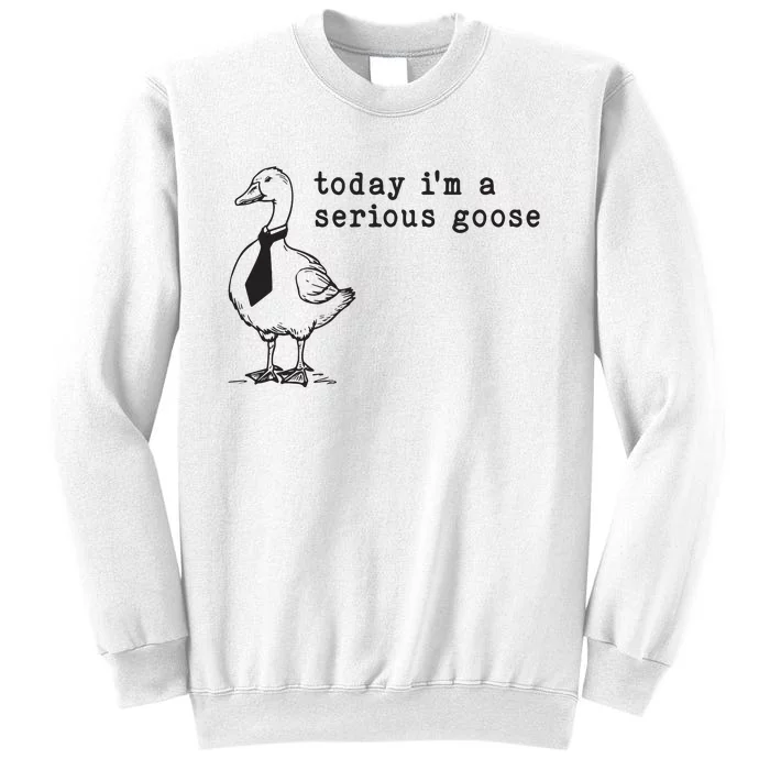 Today Im A Serious Goose Sweatshirt