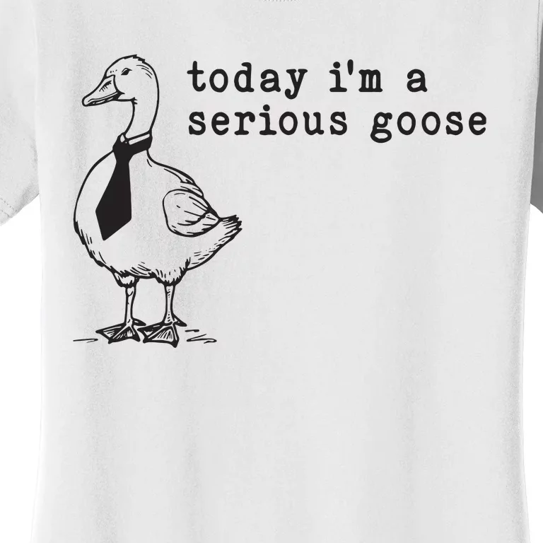 Today Im A Serious Goose Women's T-Shirt