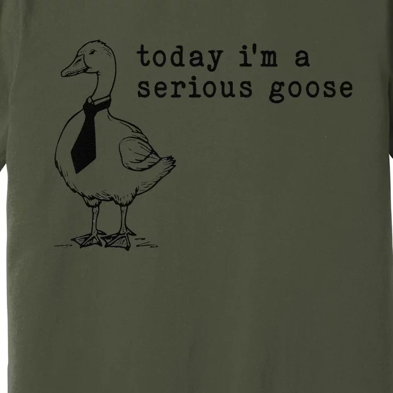 Today IM A Serious Goose Gift Premium T-Shirt