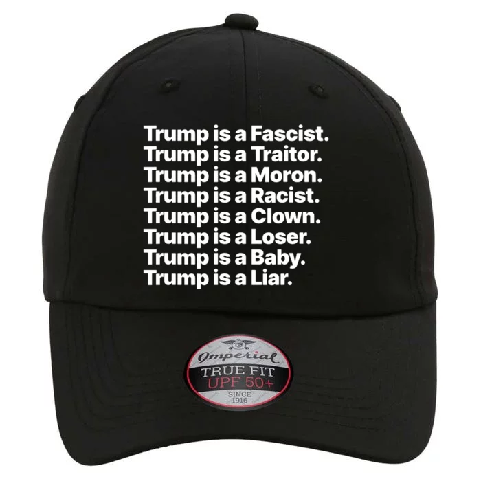 Trump Is A Fascist Traitor Moron Racist Clown Loser Liar The Original Performance Cap