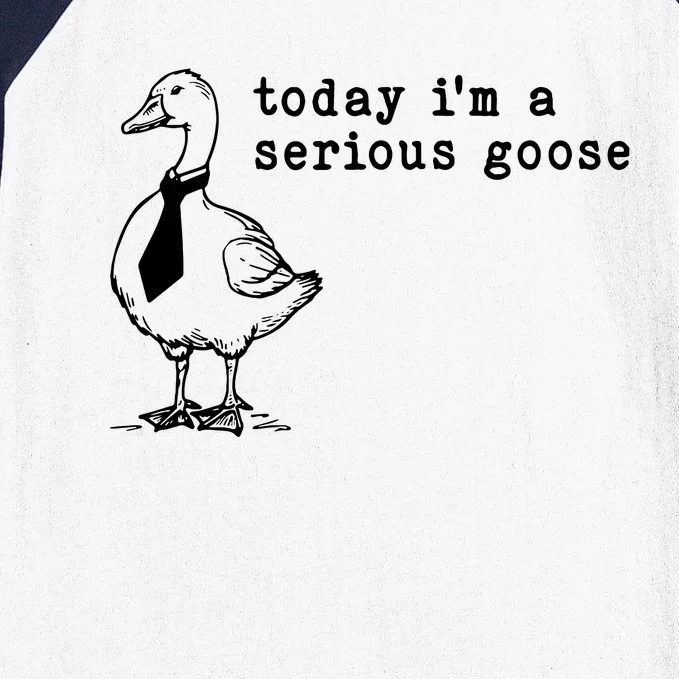 Today IM A Serious Goose Baseball Sleeve Shirt