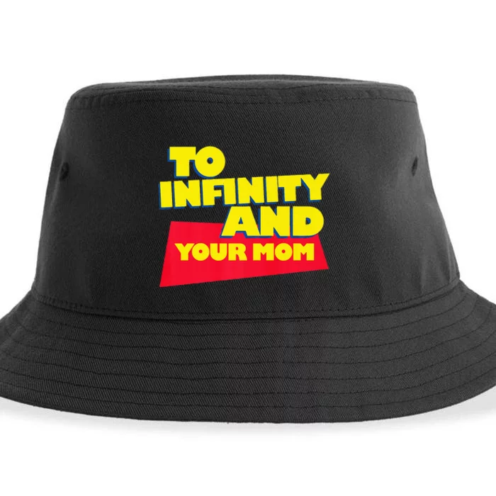 To Infinity And Your Mom  Vacation  Gift Sustainable Bucket Hat