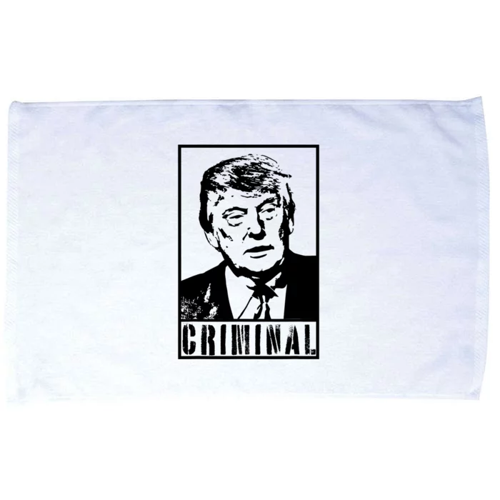 Trump Is A Criminal Anti Trump Impeach The President Microfiber Hand Towel