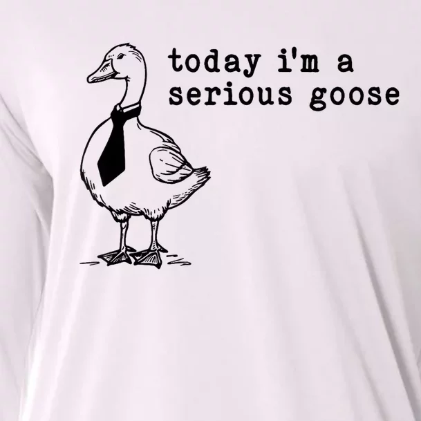 Today IM A Serious Goose Cooling Performance Long Sleeve Crew