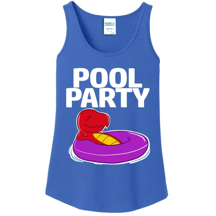 Tgiftrex In A Floater Pool Party Cool Gift Ladies Essential Tank