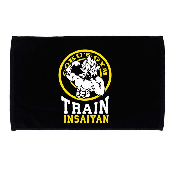 Train Insaiyan Anime Gym And Workout Motivational Premium Microfiber Hand Towel