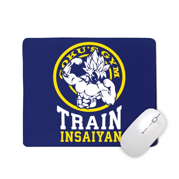 Train Insaiyan Anime Gym And Workout Motivational Premium Mousepad