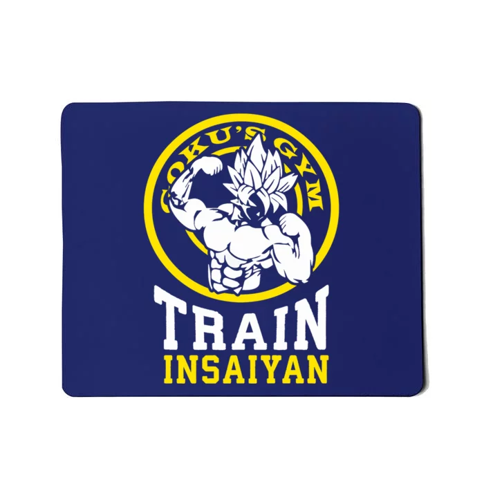 Train Insaiyan Anime Gym And Workout Motivational Premium Mousepad