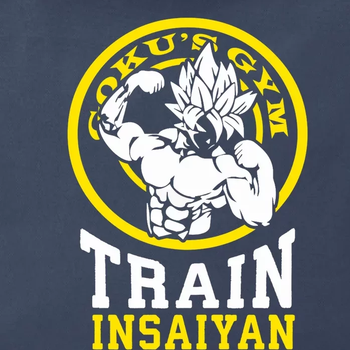 Train Insaiyan Anime Gym And Workout Motivational Premium Zip Tote Bag