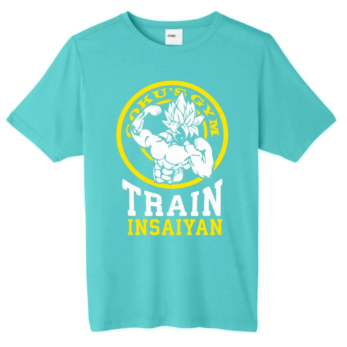 Train Insaiyan Anime Gym And Workout Motivational Premium ChromaSoft Performance T-Shirt