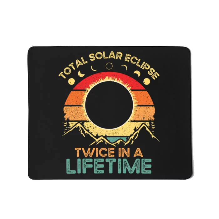 Twice In A Lifetime Solar Eclipse 2024 Total Eclipse Mousepad