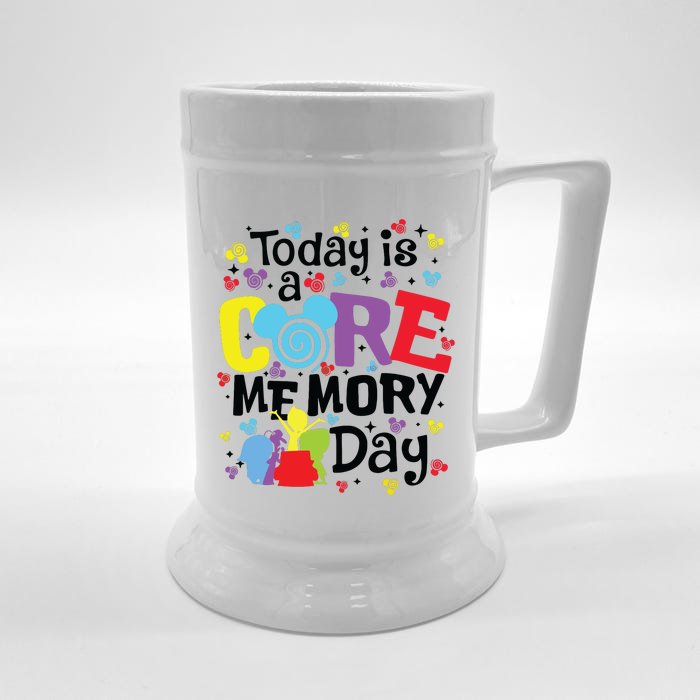 Today Is A Core Memory Day Funny Emotions Out Front & Back Beer Stein