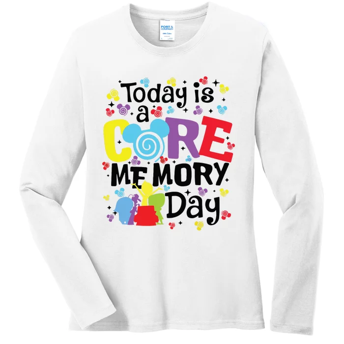 Today Is A Core Memory Day Funny Emotions Out Ladies Long Sleeve Shirt