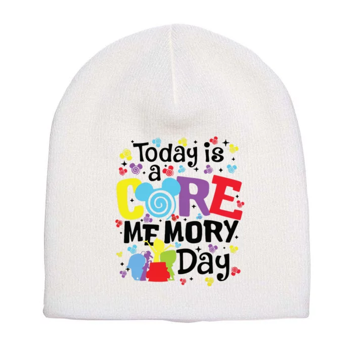 Today Is A Core Memory Day Funny Emotions Out Short Acrylic Beanie