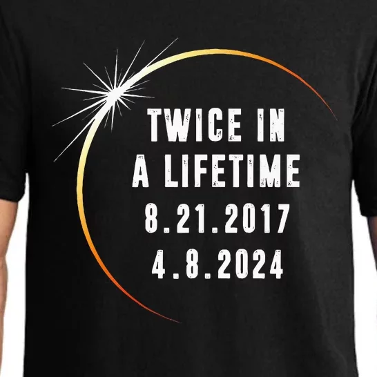 Twice In a Lifetime Total Solar Eclipse 2024 Pajama Set