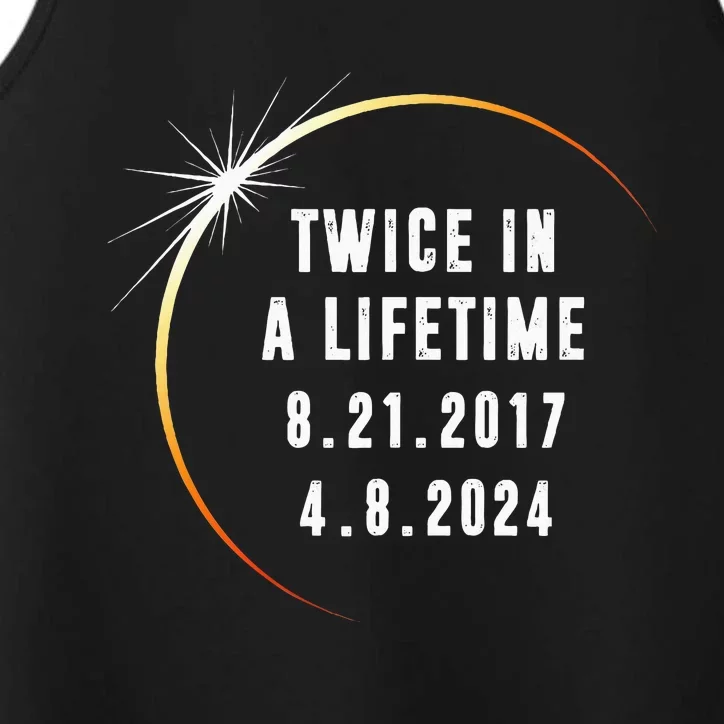 Twice In a Lifetime Total Solar Eclipse 2024 Performance Tank