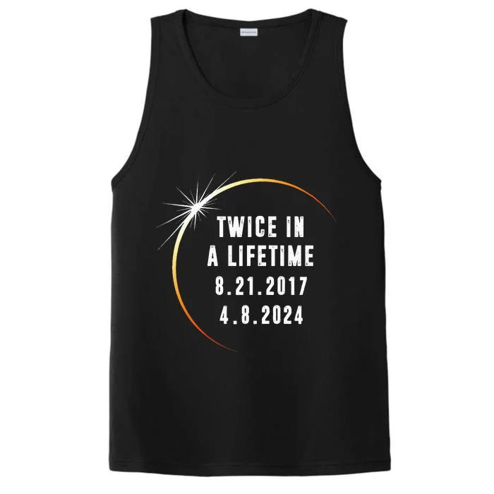 Twice In a Lifetime Total Solar Eclipse 2024 Performance Tank